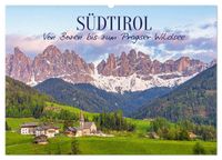 Südtirol – Von Bozen bis zum Pragser Wildsee (Wandkalender 2027 DIN A2 quer), CALVENDO Monatskalender