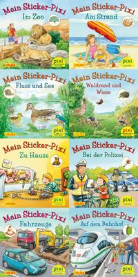 Pixi-Box 234: Pixis neue Sticker-Bücher (8x8 Exemplare)