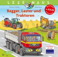 LESEMAUS Sonderbände: Bagger, Laster und Traktoren – Alles über Fahrzeuge