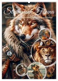 Steampunk Fauna (Wandkalender 2027 DIN A2 hoch), CALVENDO Monatskalender