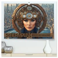 Steampunk - Mensch und Maschine (hochwertiger Premium Wandkalender 2027 DIN A2 quer), Kunstdruck in Hochglanz