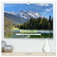 Alpenauszeit - Traumhafte Bergmomente am Wasser (hochwertiger Premium Wandkalender 2027 DIN A2 quer), Kunstdruck in Hochglanz