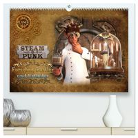 Steampunk - Forscher, Bastler und Erfinder (hochwertiger Premium Wandkalender 2027 DIN A2 quer), Kunstdruck in Hochglanz
