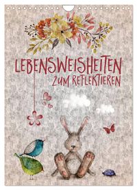 Lebensweisheiten zum Reflektieren (Wandkalender 2027 DIN A4 hoch), CALVENDO Monatskalender
