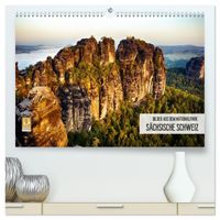 Bilder aus dem Nationalpark Sächsische Schweiz (hochwertiger Premium Wandkalender 2027 DIN A2 quer), Kunstdruck in Hochglanz