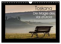 Toskana - Die Magie des Val d'Orcia (Wandkalender 2027 DIN A4 quer), CALVENDO Monatskalender