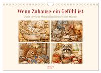 Wenn Zuhause ein Gefühl ist - Zwölf tierische Wohlfühlmomente voller Wärme (Wandkalender 2027 DIN A4 quer), CALVENDO Monatskalender