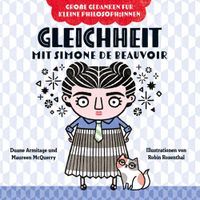 Gleichheit mit Simone de Beauvoir. Bilderbuch
