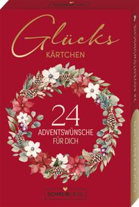Glückskärtchen Advent-24 Adventswünsche