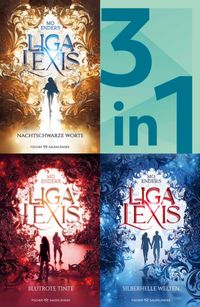 Bookford Manor Trilogie Band 1-3 in einem Bundle: Liga Lexis Nachtschwarze Worte / Blutrote Tinte / Silberhelle Welten