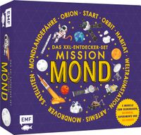Das XXL-Entdecker-Set – Mission Mond: 5 Modelle zum Selberbauen, Sachbuch, Experimente und Rakete