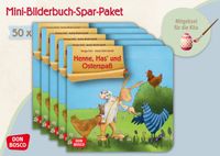 Henne, Has' und Osterspaß. Mini-Bilderbuch. Paket mit 50 Exemplaren zum Vorteilspreis
