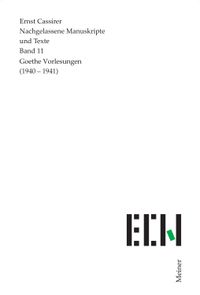 Goethe Vorlesungen (1940–1941)