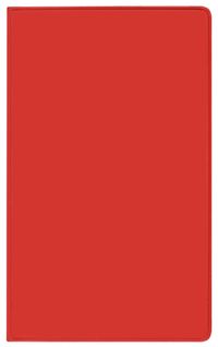 Taschenkalender Pluto geheftet PVC rot 2027