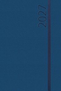 Buchkalender Wochentimer Spirale dunkelblau 2027