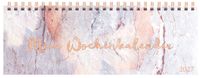 Tischquerkalender Marble 2027