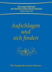 Aufschlagen und sich finden