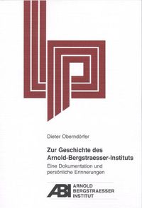 Zur Geschichte des Arnold-Bergstraesser-Instituts