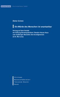 Die Würde des Menschen ist unantastbar